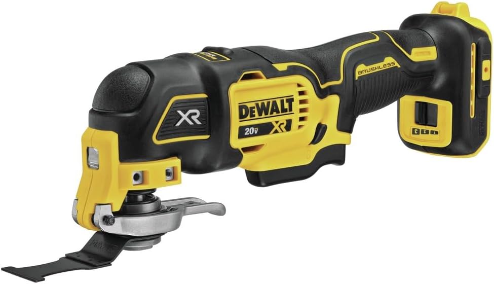 DEWALT 20V MAX XR Oscillating Tool Kit, 3 Speed, With Blades, Battery and Charger Included