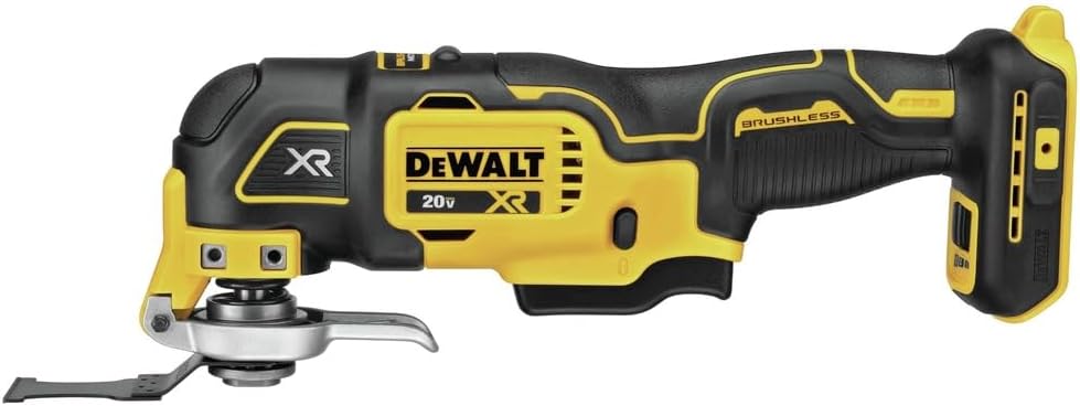 DEWALT 20V MAX XR Oscillating Tool Kit, 3 Speed, With Blades, Battery and Charger Included