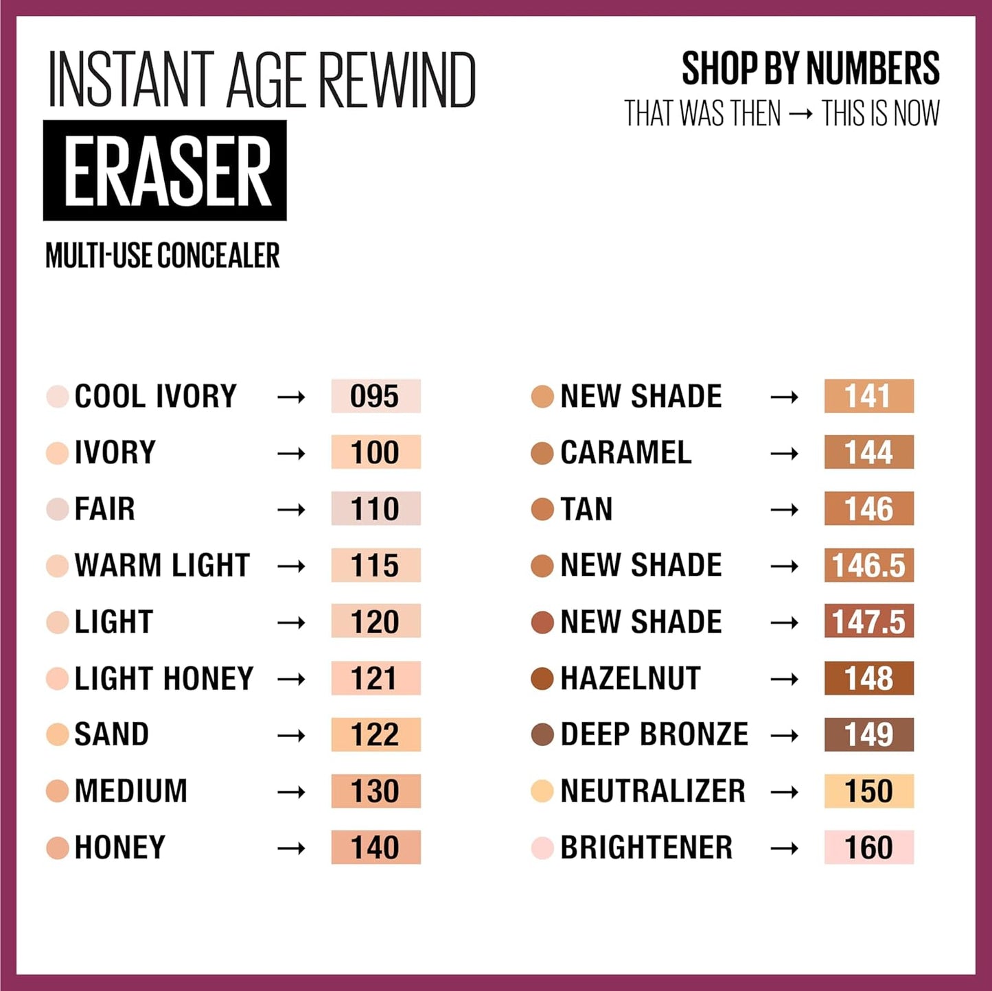Maybelline Instant Age Rewind Eraser Dark Circles Treatment Multi-Use Concealer