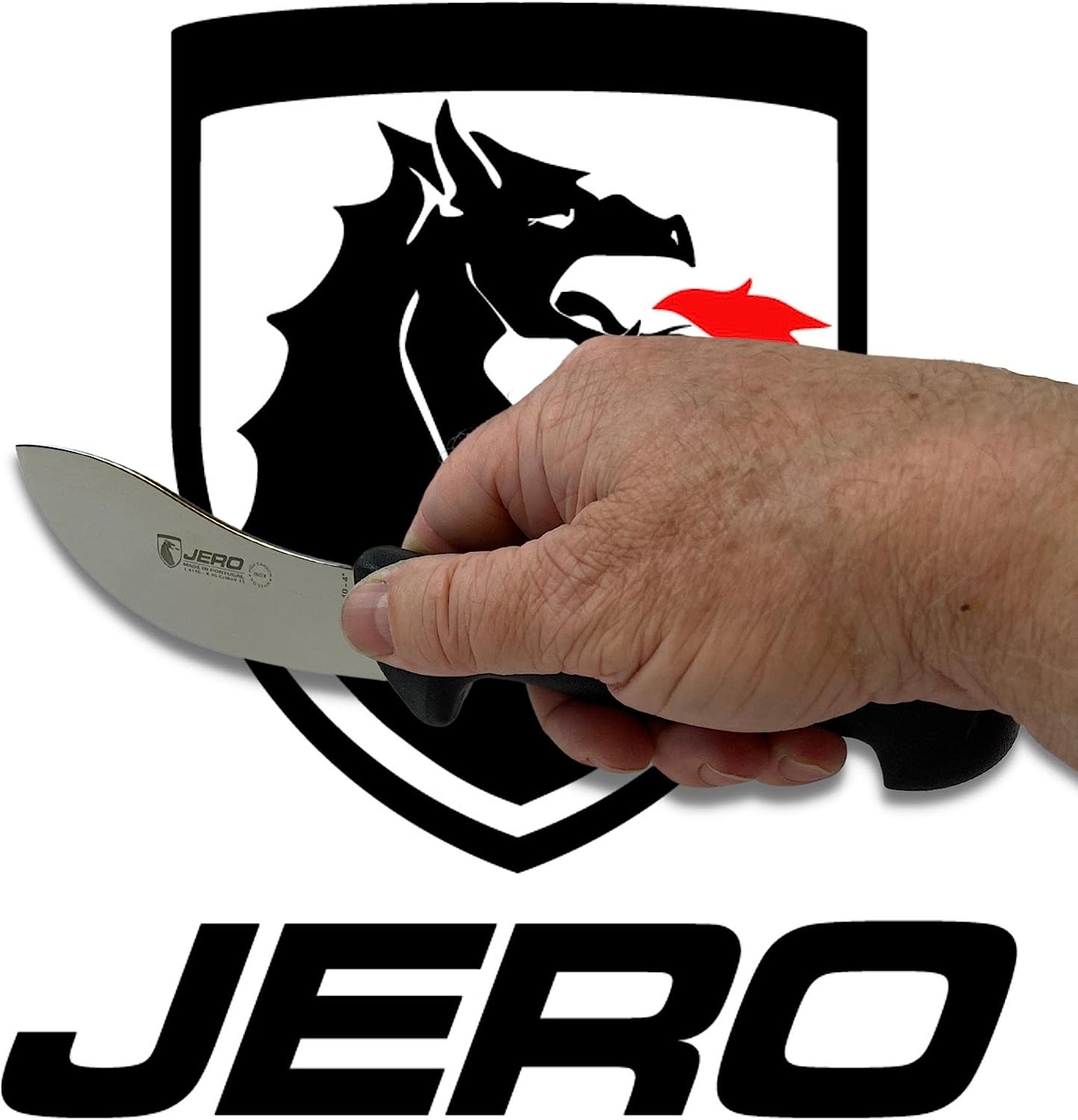 Jero Angelo Skinner - 4 Inch Blade Specialty Skinning Butcher Knife - Lamb, Goat, Deer Processing