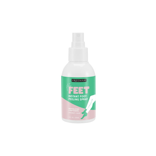 Freeman Flirty Feet Instant Foot Peeling Spray, Exfoliating Foot Mask For Summer, Moisturizing & Smooth Dry, Cracked Heels, Remove Dead Skin Quickly, Cruelty-Free & Vegan