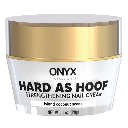 Onyx Professional Hard as Hoof Nail Strengthening Cream with Coconut Scent, Nail Growth & Conditioning Cuticle Cream Stops Splits, Chips, Cracks & Strengthens Nails