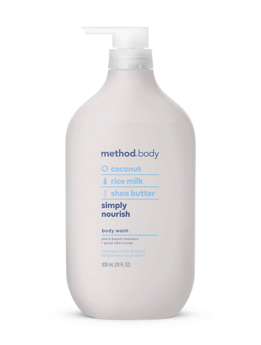 Method Body Wash, Simply Nourish, Paraben and Phthalate Free, Biodegradable Formula
