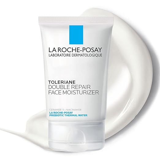 La Roche Posay Toleriane Double Repair Face Moisturizer, Daily Moisturizer Face Cream with Ceramide and Niacinamide for All Skin Types, Oil Free,