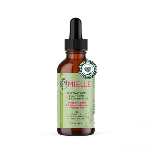 Mielle Organics Rosemary Mint Scalp & Hair Strengthening Oil for All Hair Types,