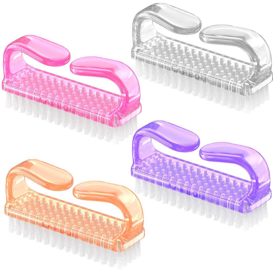 Handle Grip Nail Brush, Nail Brushes Hand Fingernail Brush Cleaner Scrubbing Kit Pedicure for Toes and Nails Men Women