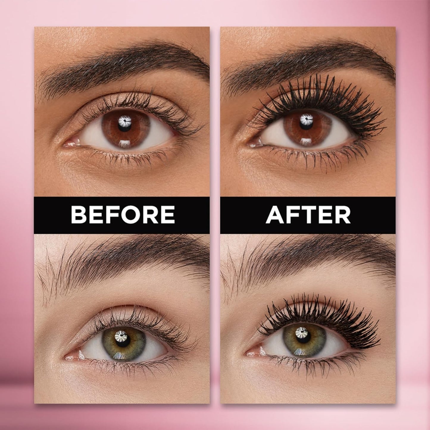 L'Oreal Paris Makeup Voluminous Lash Paradise Mascara, Voluptuous Volume, Intense Length, Feathery Soft Full Lashes, No Flaking, No Smudging, No Clumping, Blackest Black,