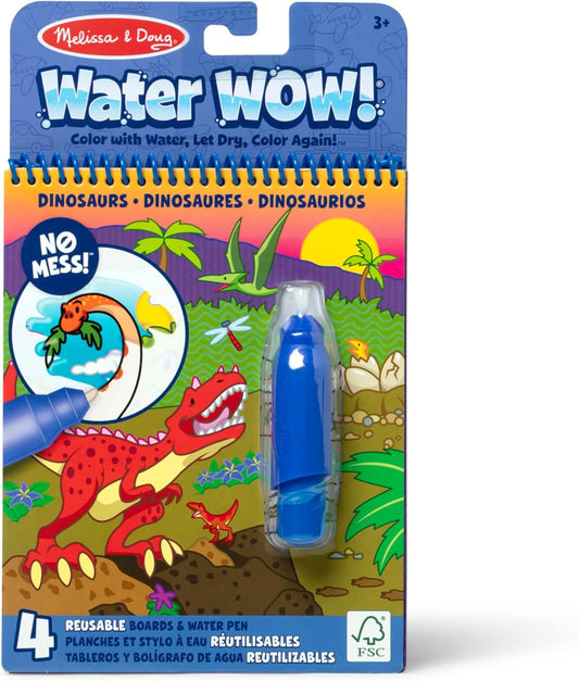 Melissa & Doug On The Go Water Wow! Reusable Water-Reveal Activity Pad – Dinosaurs