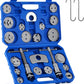 Orion Motor Tech 24pcs Heavy Duty Disc Brake Piston Caliper Compressor Rewind Tool Set and Wind Back Tool Kit for Brake Pad Replacement Reset, Fits Most American, European, Japanese Autos