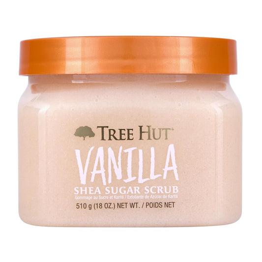 Tree Hut Vanilla Shea Sugar Exfoliating & Hydrating Body Scrub,
