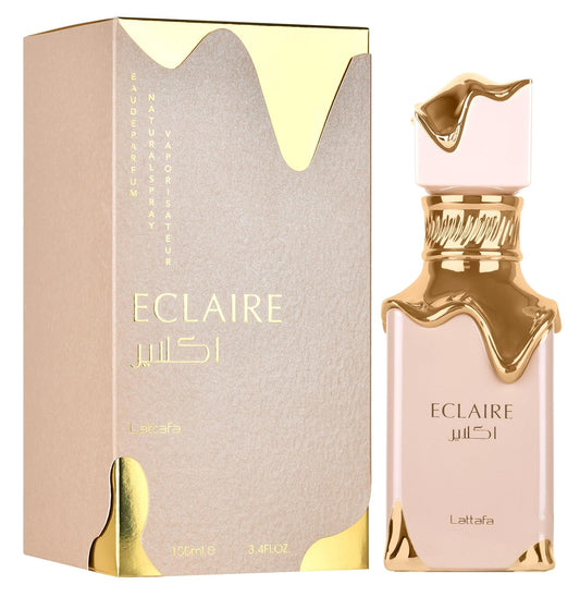 Lattafa Eclaire - Vanilla, Caramel, Sweet, Floral - Eau de Parfum Long-Lasting Fragrance for Women