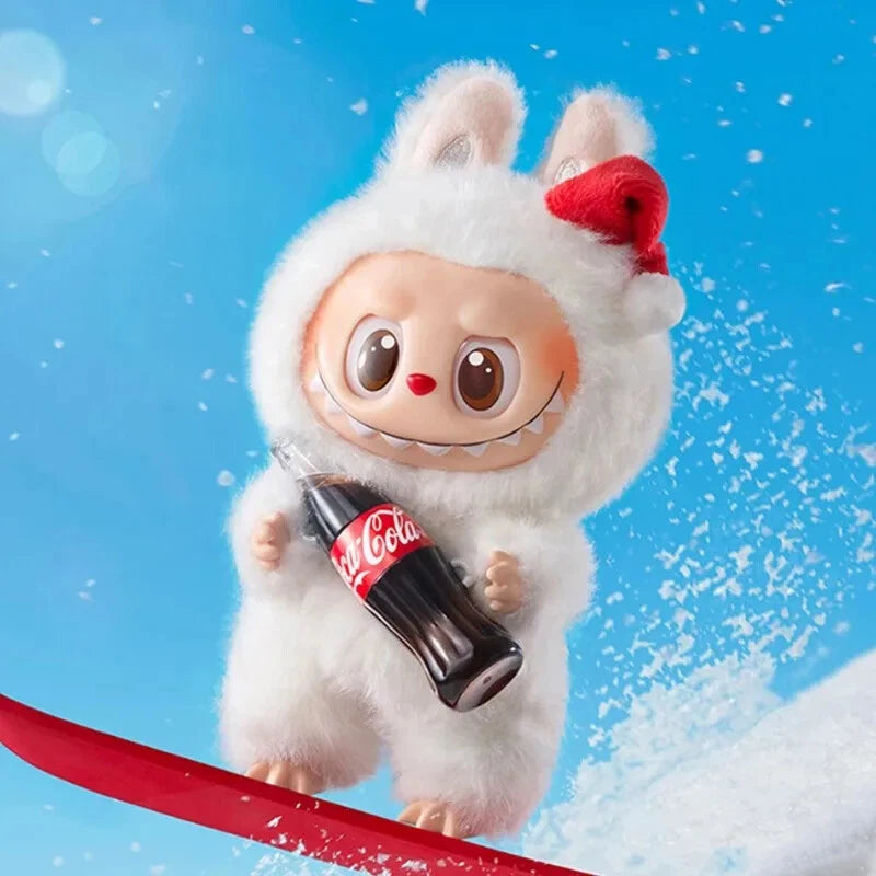 THE MONSTERS Labubu Plush Toy – Coca-Cola Series Surprise Shake Can/Bottle Edition.