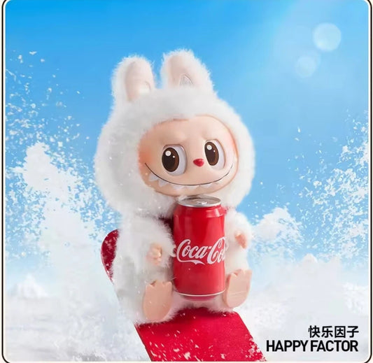 THE MONSTERS Labubu Plush Toy – Coca-Cola Series Surprise Shake Can/Bottle Edition.