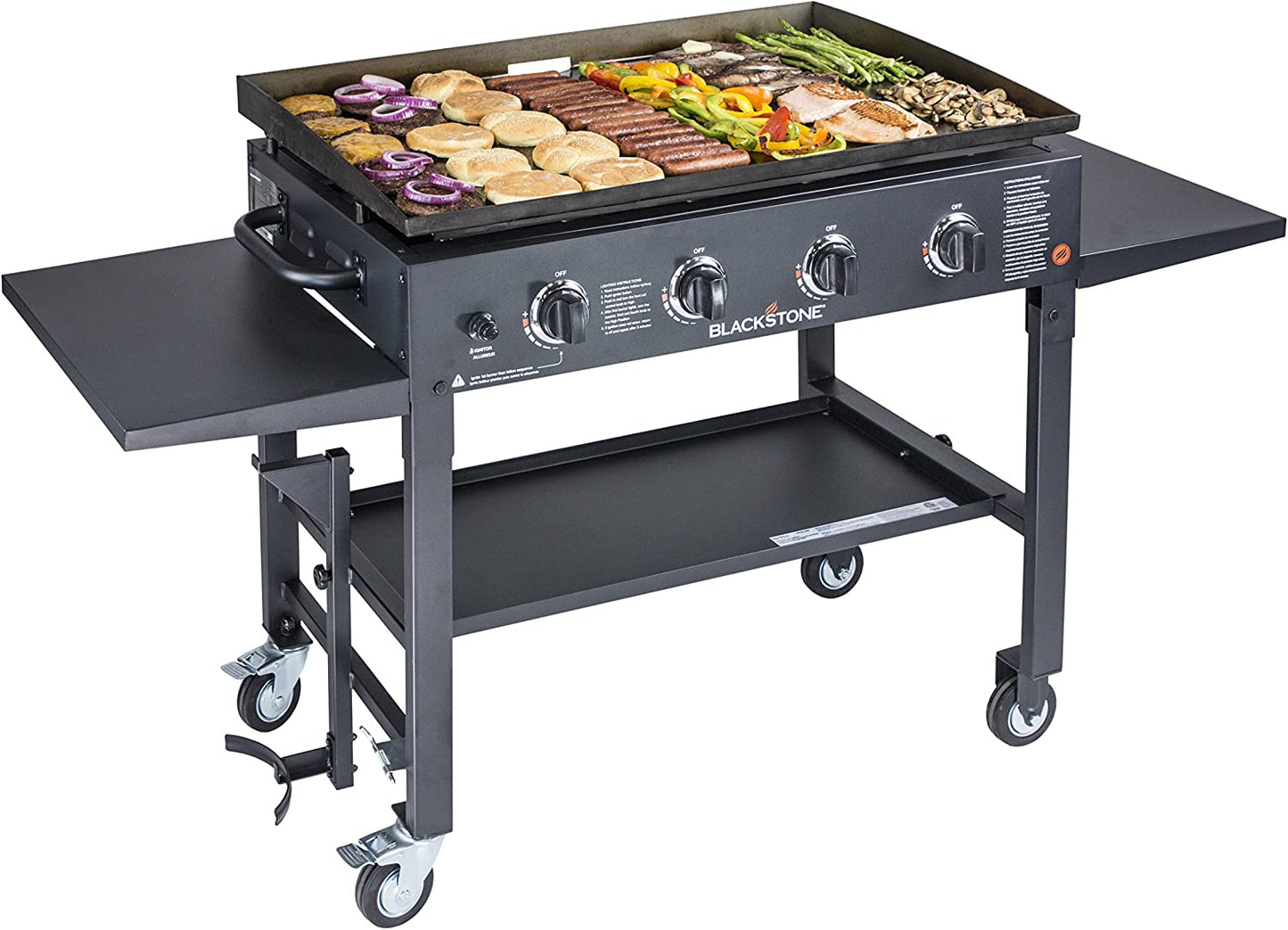 Buy 1554 Blackstone 36" Gas Griddle Cooking Station with Side Shelf