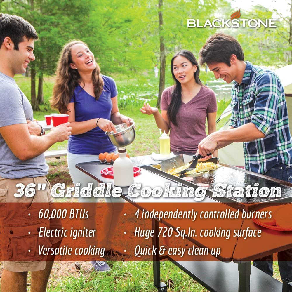 1554 Blackstone 36" Gas Griddle Cooking Station Specifications
